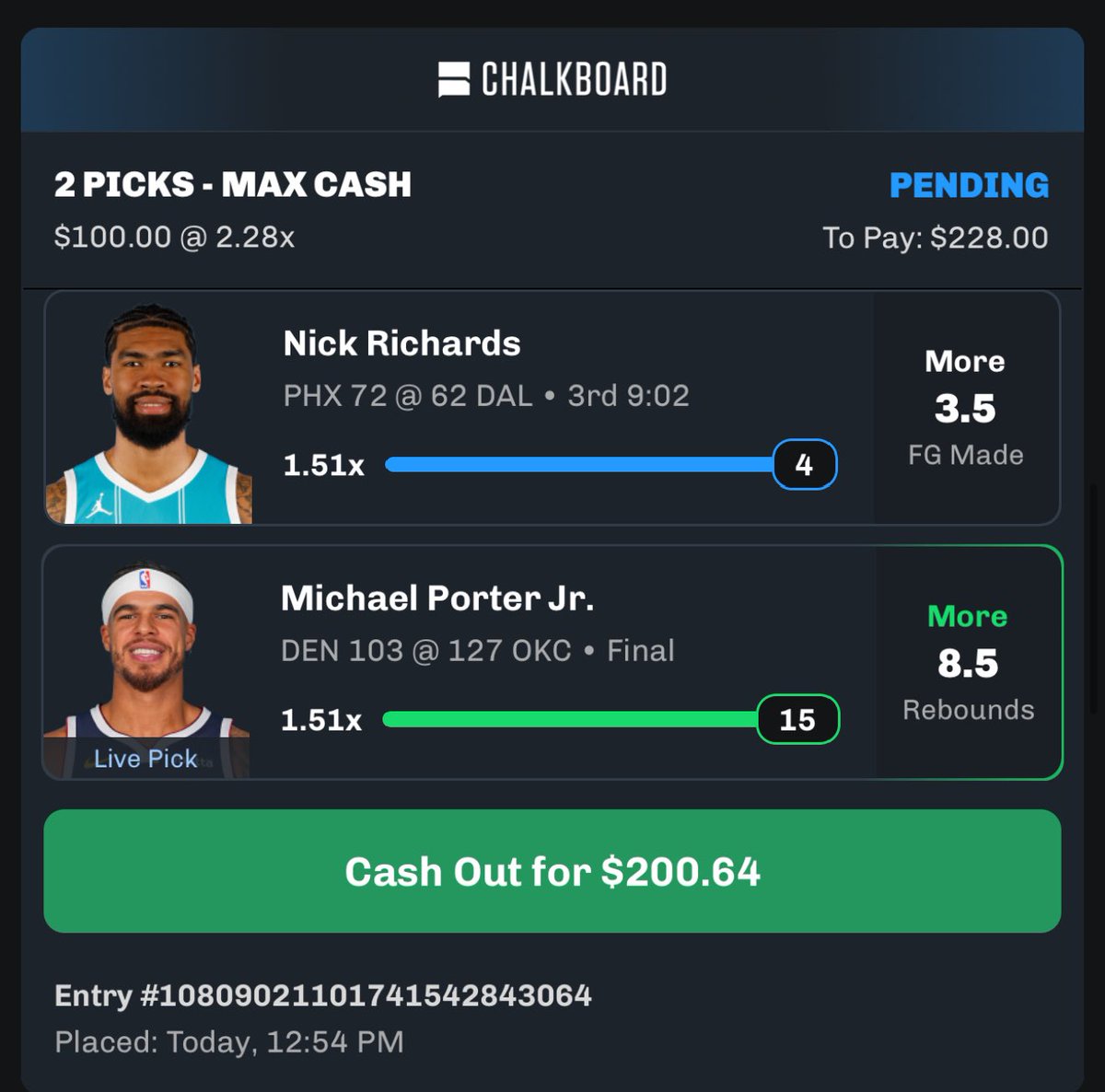 BaneSquad_'s tweet image. If you been running my @ChalkboardHQ LIVE BETS

YOU UP MONEY #BaneSquad

Code BANESQUAD when you download the chalkboard dfs app.
