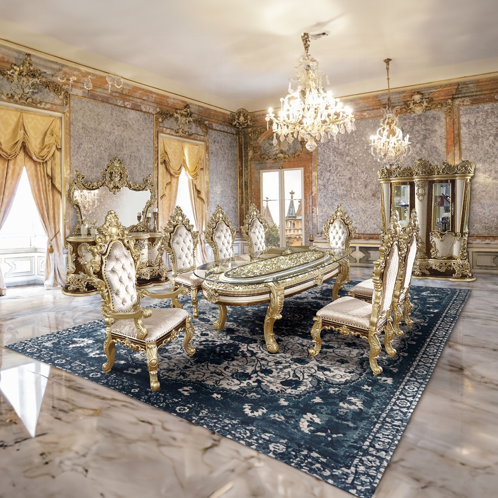 ambfurniture's tweet photo. ***March Madness Sale Going On Now***Acme DN60000-7PC 7 pc Astoria grand Desiderius antique gold finish wood 18th century french inspired baroque ornate 107" glass top dining table set at https://t.co/LSceZxI2E5 #DiningTableSet #diningwiththedivas #Decoration #decor #design #designer #designideas #furnituredeals #home #interiors #interior #livingroom #table