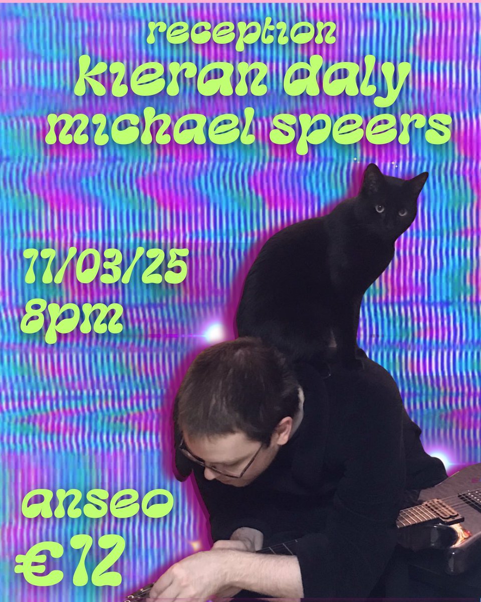 Come see Michael Speers play a solo percussion set - his first in Dublin! - at Anseo tomorrow night at 8. Tickets: ra.co/events/2111791
Check out yPLO, his amazing duo with Paul Abbott
feedbackmoves.bandcamp.com/album/ob-tru