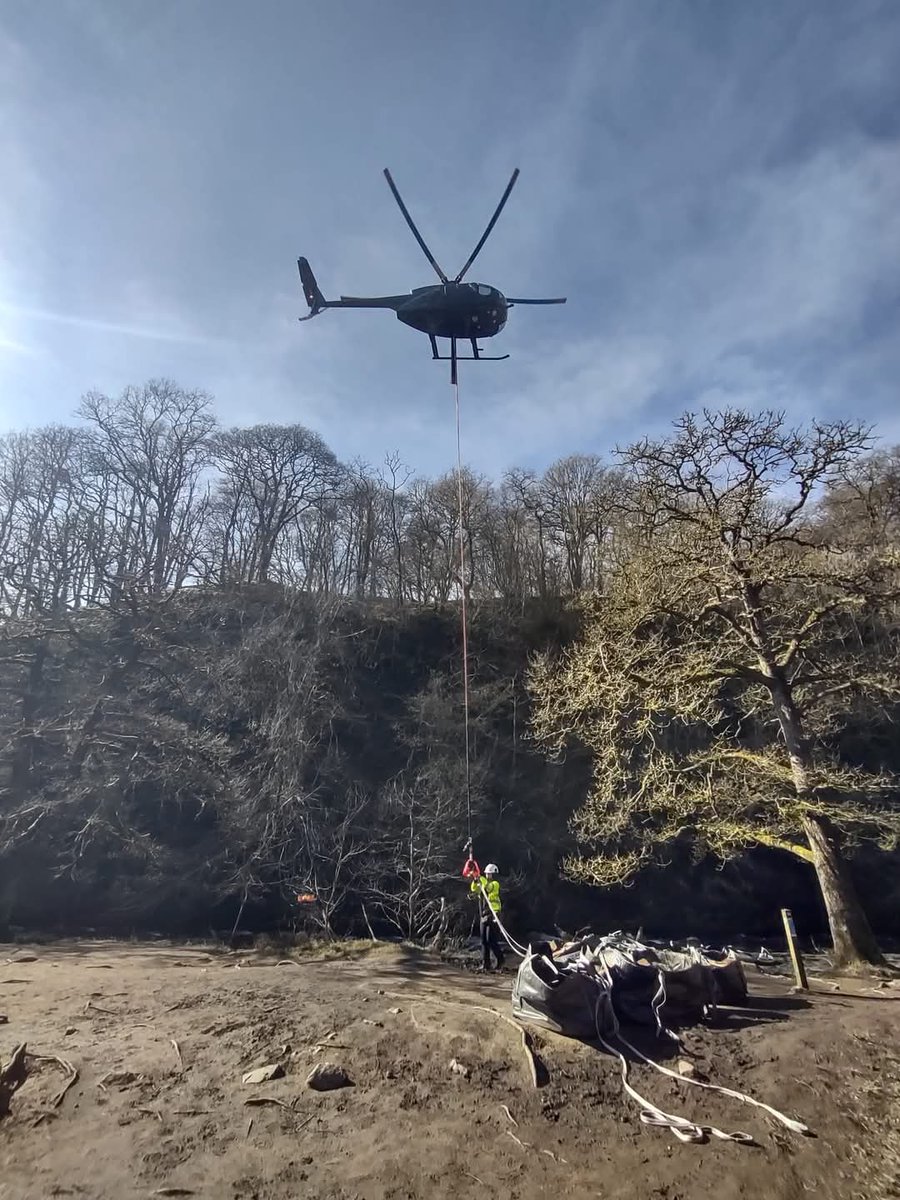 Some lovely photos taken by our customer last week - missed his true vocation!

#BreconBeacons, #SgwdYaDira waterfall (part of the #FourFallsTrail, I believe).

90 tonnes of stone, 8 tons of gravel, 1 tonne of cement and a brand new power barrow all flown in.