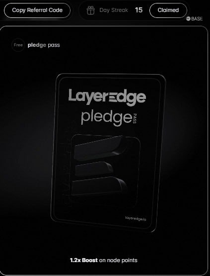 Temirpia's tweet photo. ⏳ The clock is ticking—act now and claim your $EDGE tokens!
🔸 Code: n0XksOES
🔗 https://t.co/rikp26rB56
 #LayerEdge #Edge https://t.co/Ur6sveMz3V