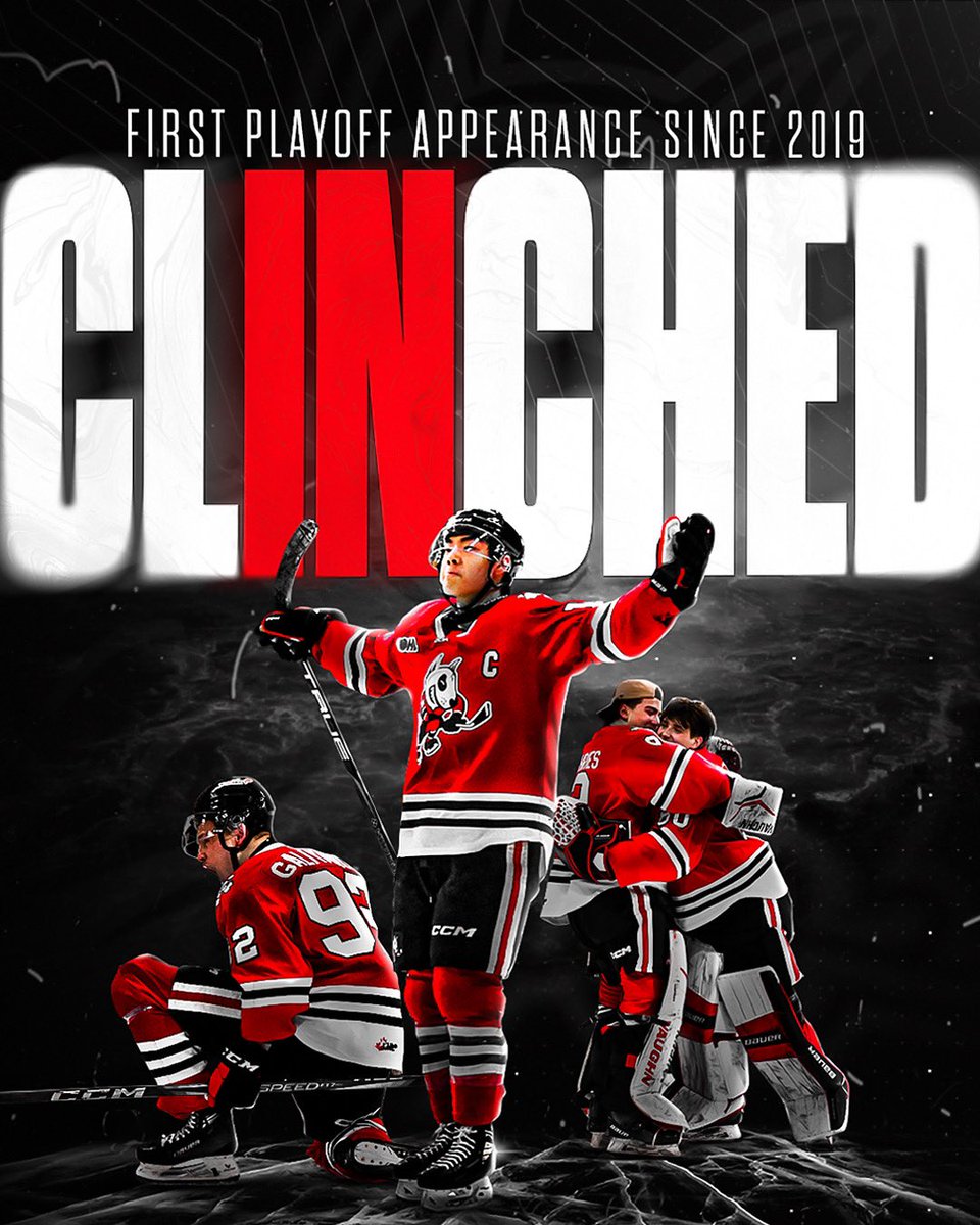 OFFICIALLY OFFICIAL ✅

We’ve clinched our spot in the <a href="/OHLHockey/">Ontario Hockey League</a> Playoffs for the first time since 2019‼️

Niagara, playoff hockey is BACK. 👏

#DogCountry
