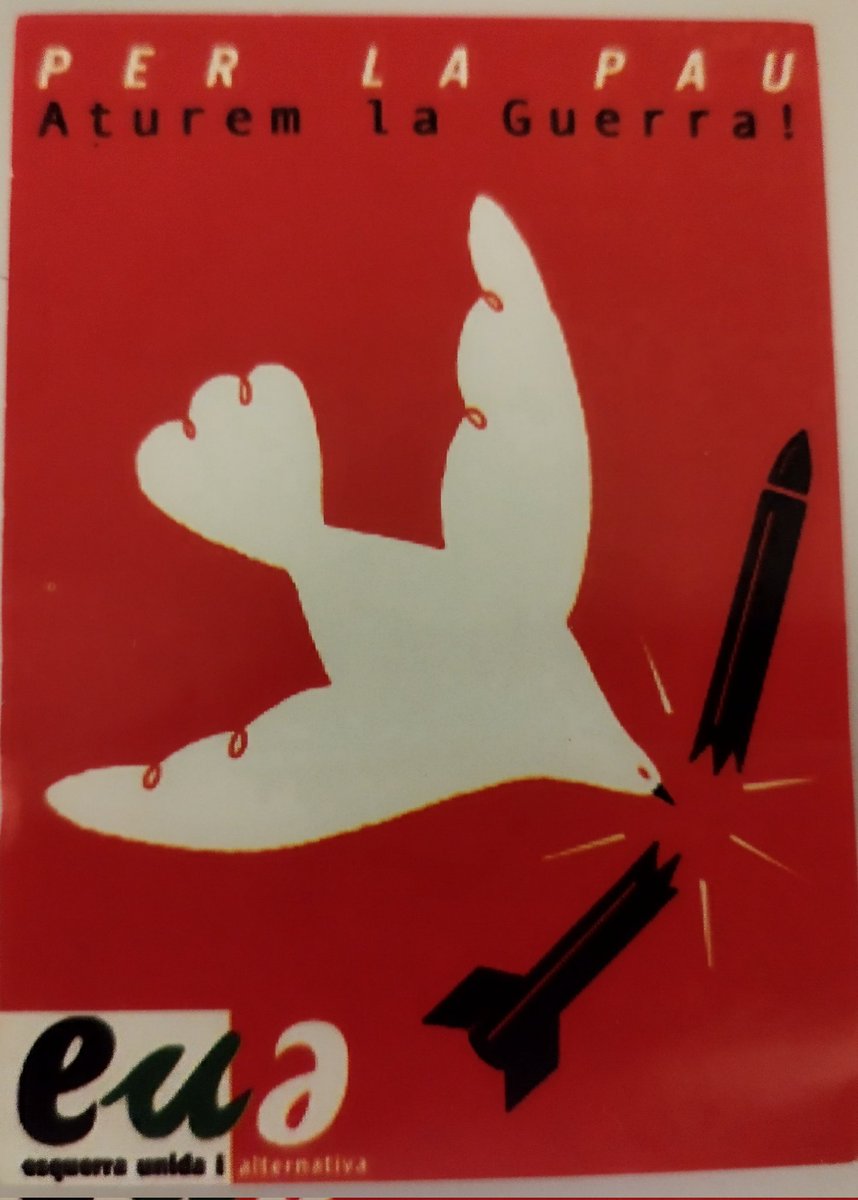 De nou, con ahir, com ara, com sempre, #Noalaguerra
#No hi ha camí a la pau, la Pau és el camí.