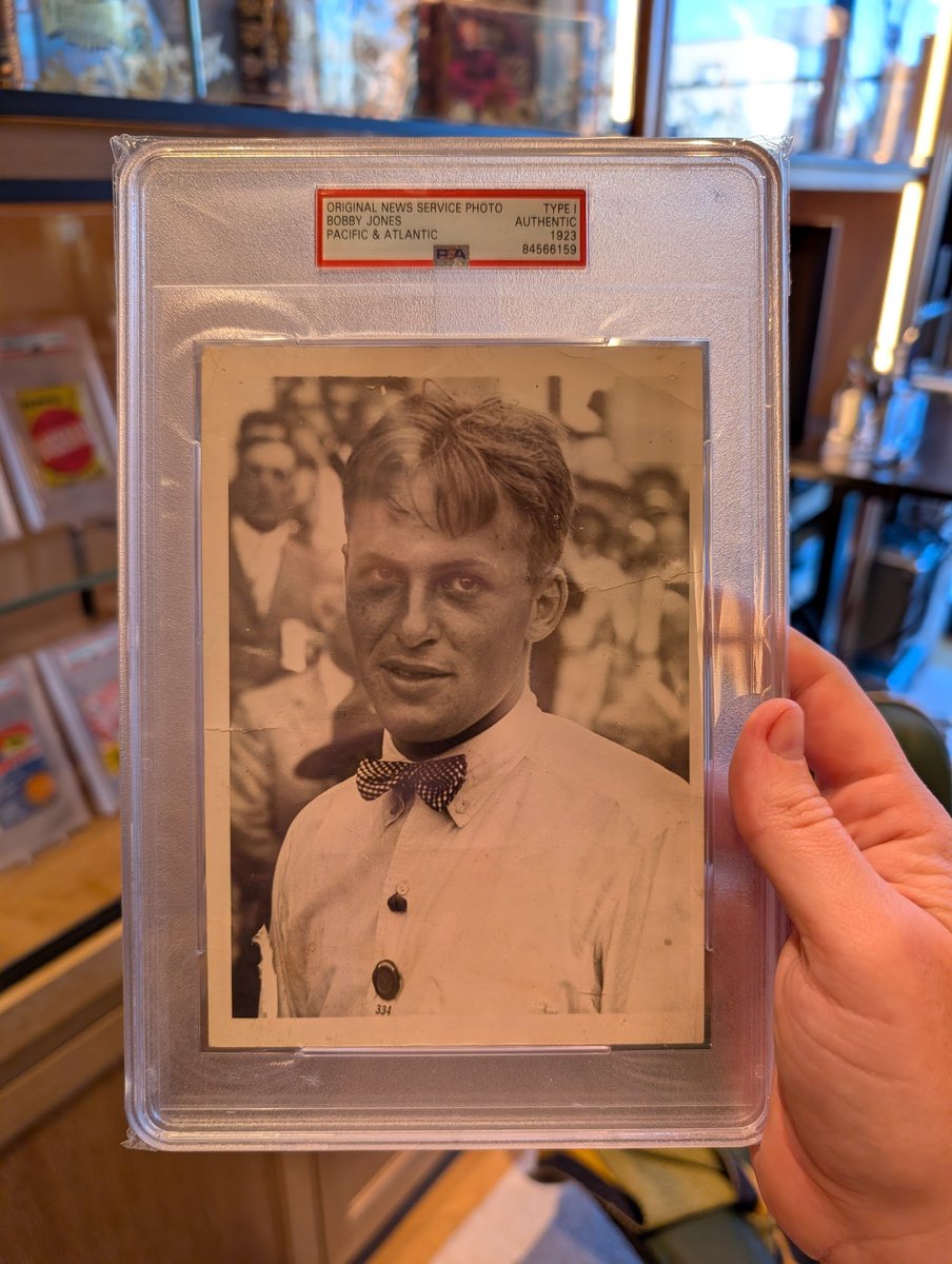 Almost the best week of the year. The <a href="/TheMasters/">The Masters</a> is one month away!  Here's a great shot of the one and only Bobby Jones in 1923