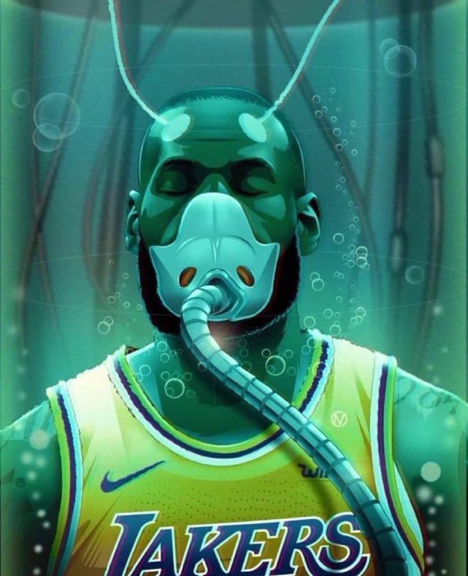 LakeShowYo's tweet photo. Rest up @KingJames https://t.co/pQEWgyZbEq