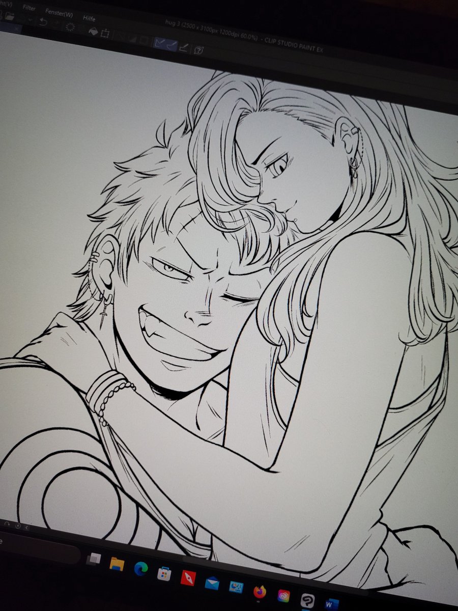 SamayaJonna's tweet photo. WIP 
He's such a stupid dumbass.... but I love him 🥺😭💖 https://t.co/MD9JuLTZUT