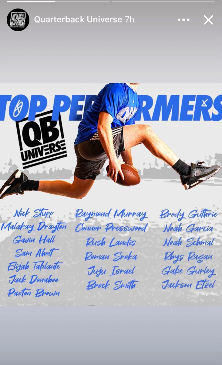 I had the best time in the Lou! Thank you to all the coaches and <a href="/QBUniverseQBU/">QBUniverse</a> for investing your time and effort into me. Top Performer and invited to participate in Pro Day - next stop ATL! <a href="/Coach_Stanfield/">Stanfield Qb</a> <a href="/QBHitList/">QBHitList.com</a> <a href="/TheQBEngineer/">Drew Phillips</a> <a href="/SHSCoachForeman/">Coach Foreman</a> <a href="/quarterbackmag/">Quarterback Magazine</a>