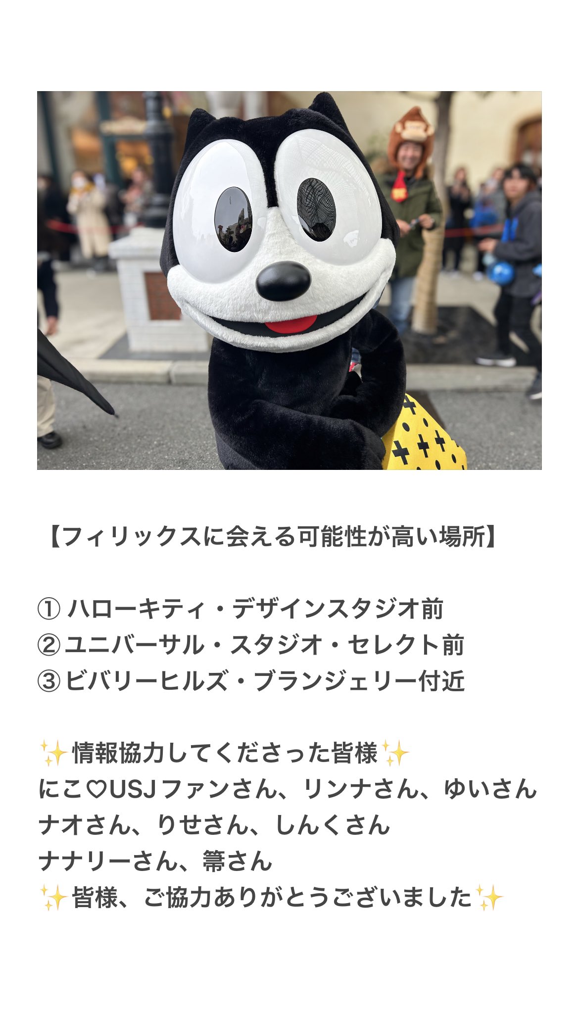 【gigi】ユニバーサルスタジオ US UNIVRS フェリックス フィリックス・ザ・キャット｣グッズも展開！ユニバーサル