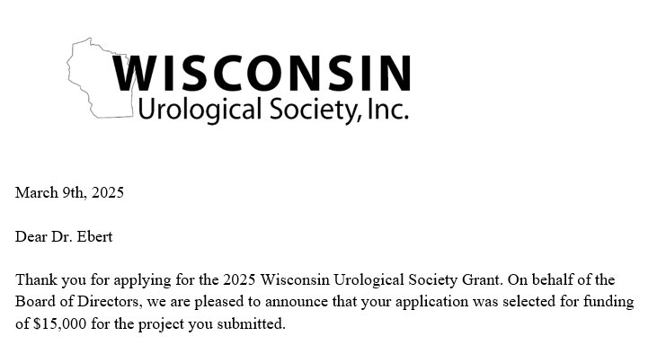 Kristin Ebert (@kristinebertmd) on Twitter photo Congrats to Walid Farhat and the Wisconsin Urologic Society for a phenomenal meeting this weekend. Honored to receive the WUS grant to study how to improve transitional care in Wisconsin. <a href="/wiscurology/">UW Urology</a> <a href="/NakadaSteve/">Steve Nakada</a> <a href="/ejasonabel/">E Jason Abel</a> Congrats to Walid Farhat and the Wisconsin Urologic Society for a phenomenal meeting this weekend. Honored to receive the WUS grant to study how to improve transitional care in Wisconsin. <a href="/wiscurology/">UW Urology</a> <a href="/NakadaSteve/">Steve Nakada</a> <a href="/ejasonabel/">E Jason Abel</a>