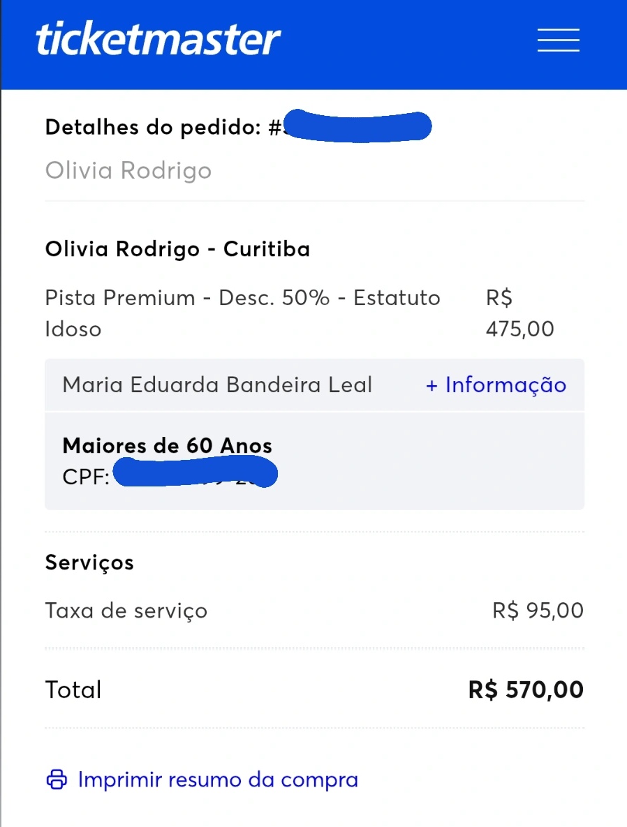 itsdudabl's tweet photo. VENDO INGRESSO OLIVIA RODRIGO

26 de março, Curitiba PR, Couto Pereira

🎫 ingresso meia idoso
📍pista premium 
💰R$ 570 - valor que paguei com a taxa, negociável!
❗️transferência via Quentro
‼️tenho todos as comprovações

tags: venda, compro, guts tour, ticket, show, ingressos. https://t.co/cETUA0Zt1c