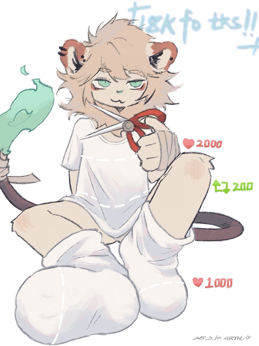 18k fo thanks!!!✂️✂️✂️