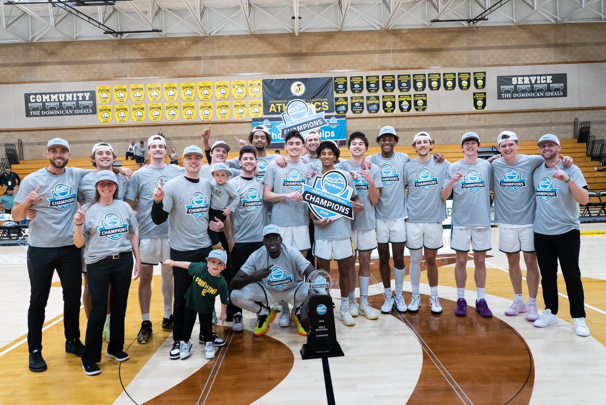 🏆 @thepacwest TOURNAMENT CHAMPS 

The Sea Lions left no doubt after sweeping the regular season and conference tournament championships. 

Tune in tonight to the @ncaadii selection show to see what’s next. We’re not done yet!

#LeaveNoDoubt x #NoFlinch 🟢🟡