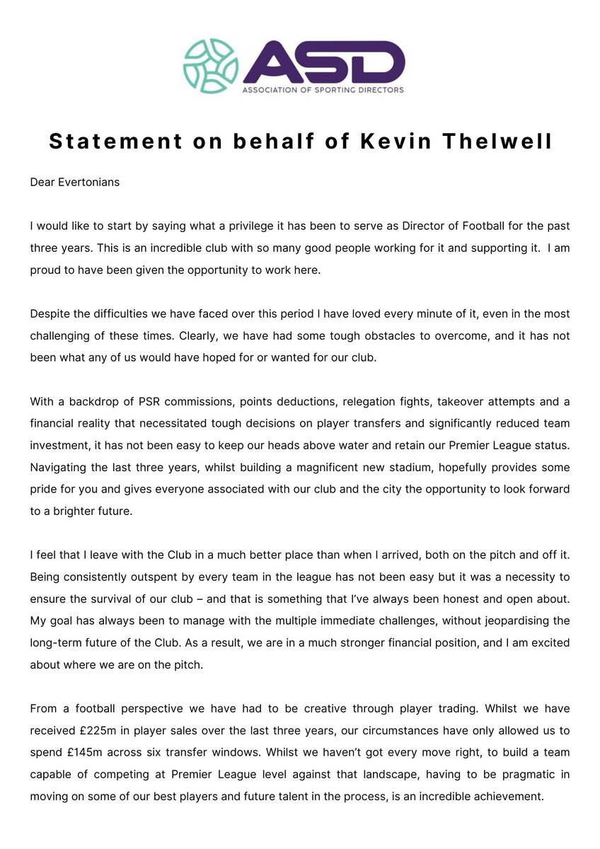 Association of Sporting Directors tweet media