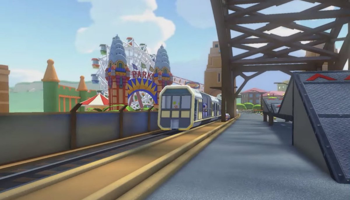 TrainsInfo's tweet photo. Happy #MarioDay 🍄⭐️👻🌷

To celebrate March 10, we thought we'd let Toad take you over the Sydney Harbour Bridge 🚆

To avoid slips, trips and falls, please place your banana peels in the bin 🍌 https://t.co/5PVr7wLCmV