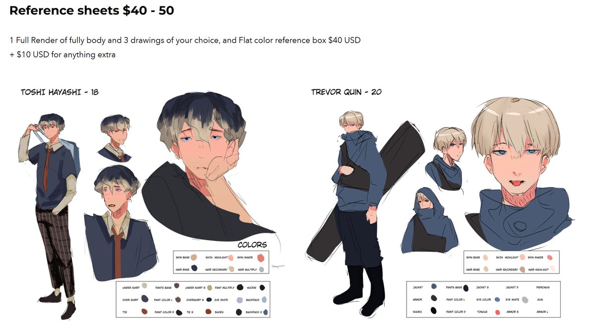 GuideLosers's tweet image. Commissions open!
I haven't done any commissions in a while and would like to take on some
Visit my website here - losersguides.weebly.com
#commissionsopen #Vtuber #ArtistOnTwitter #AnimeArt