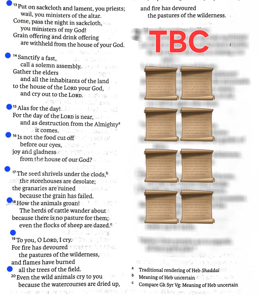 TeXasMadde's tweet image. #ApocalypticBookStudy #35 

📜🎆  Joel 1:1-20 -The Day of the Lord  (יוֹם יְהוָה, yôm YHWH) is near ⚡🔥🌊!

🦗🌀🌪  A plague of locusts devours the land—not just insects, but a Supernatural Judgment! 

📜🗝⚠️  A foreshadowing of Revelation’s Apocalyptic Army (Rev 9:3-10)