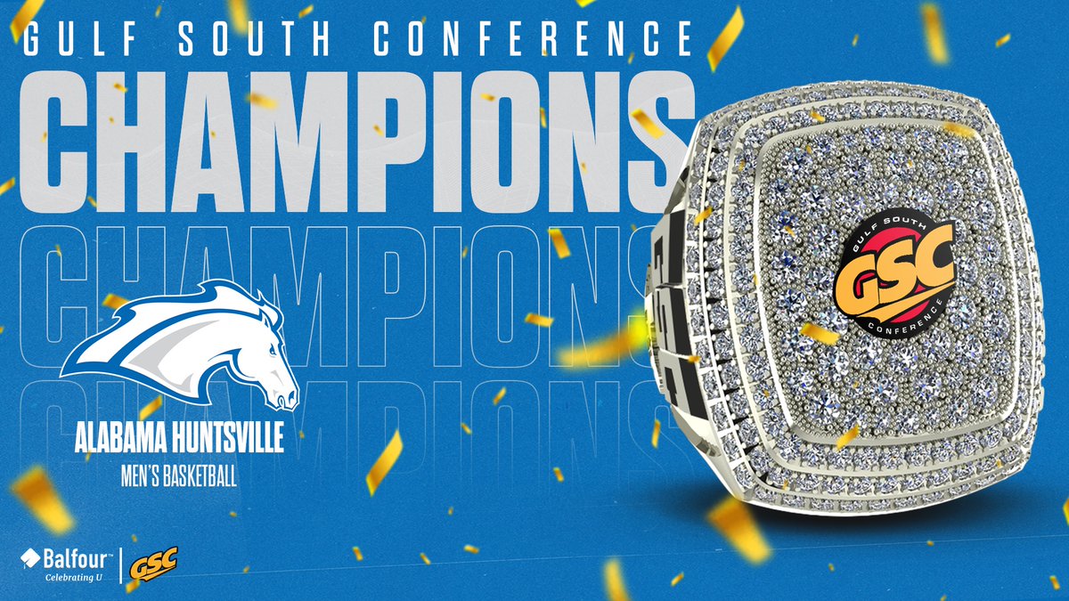 🏆🏆🏆🏆🏆🏆

<a href="/UAH_MBB/">UAH Men's Basketball</a> wins its sixth #GSCmbb tournament title!

#GSCchamp