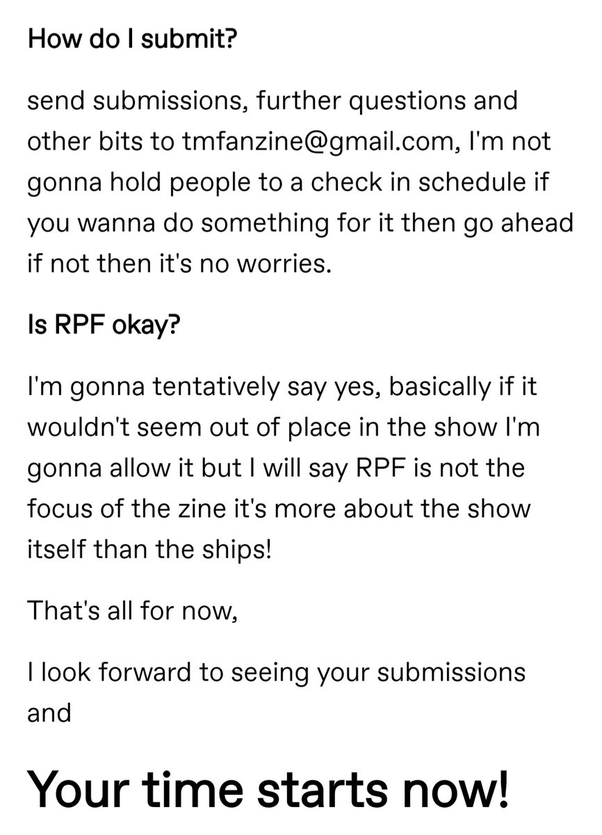 Hey so I'm organising a #Taskmaster Fanzine for the 10th anniversary!
Specs and rules and stuff are included in the images deadline is 01 July 2025 send submissions to tmfanzine@gmail.com and dont hesitate to share!