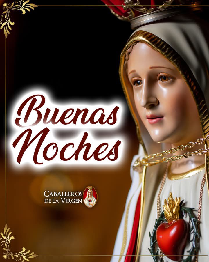 Buenas noches 

Que la paz de esta noche descanse en tu corazón y la bendición de Dios te acompañe hasta un nuevo amanecer. En su amor, encontramos descanso y fortaleza.