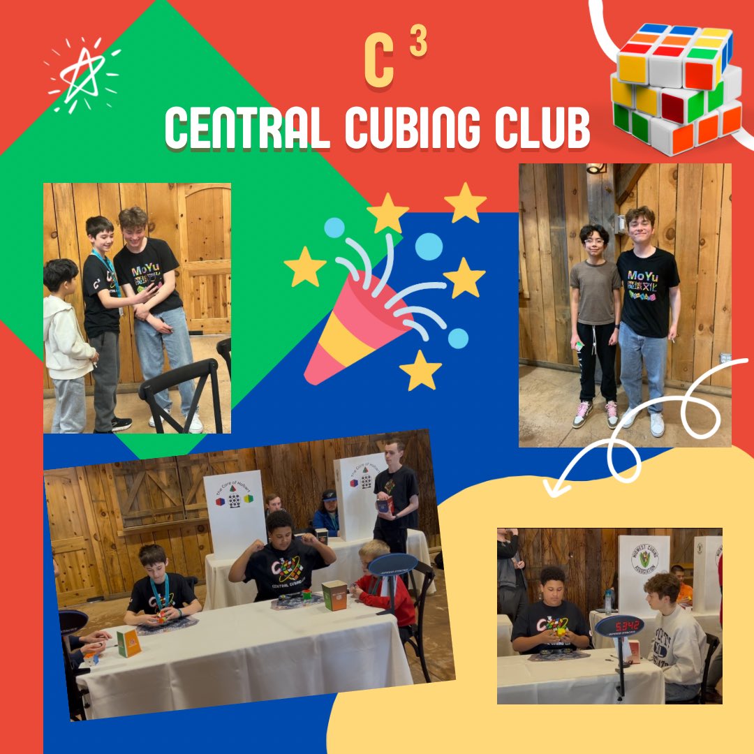 Central Middle (@cmis_ib) on Twitter photo 🏅 Congratulations to KJ, Hudson, & Omar for advancing to the second round! 🟩🟨🟦🟥  We are so proud of you, Wildkats! 🐾 The team also witnessed someone break the World’s Record for one-handed 3x3 🤯 🏅 Congratulations to KJ, Hudson, & Omar for advancing to the second round! 🟩🟨🟦🟥  We are so proud of you, Wildkats! 🐾 The team also witnessed someone break the World’s Record for one-handed 3x3 🤯