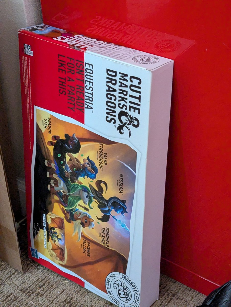 thatnomoonprism's tweet photo. @seananmcguire Wouldyou by chance want this D&amp;D x MLP crossover set? https://t.co/UmpCJ7KLTc