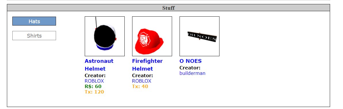 Dynabroth's tweet image. Around July 2007, the thumbnail for Builderman's upload of the "O NOES" hat was a unique, previously unseen "Unapproved" image until around seemingly August of 2007.
This may have been a short lived icon for "unapproved" thumbnails that only lasted a month. Reoccurrences of this…