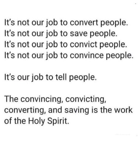 It’s our job to spread the love of Christ. Gods evening all 💜💜