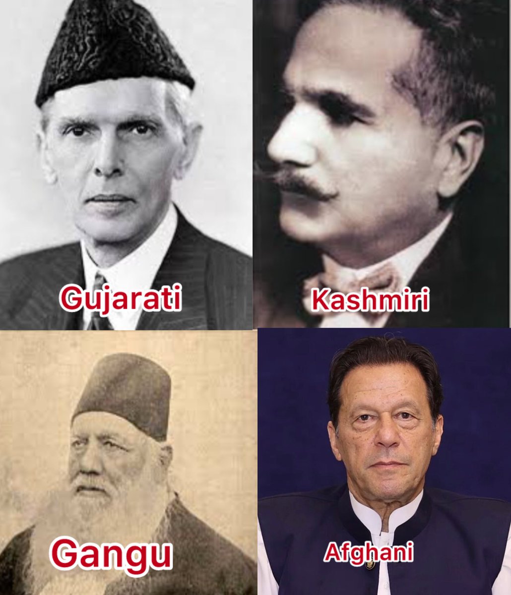 Objectivehaterr's tweet image. The 4 saints of every Punjabi Muslim..lol niggas have no self worth..no where on the planet will you see a nation of people letting foreigners guide their destiny.