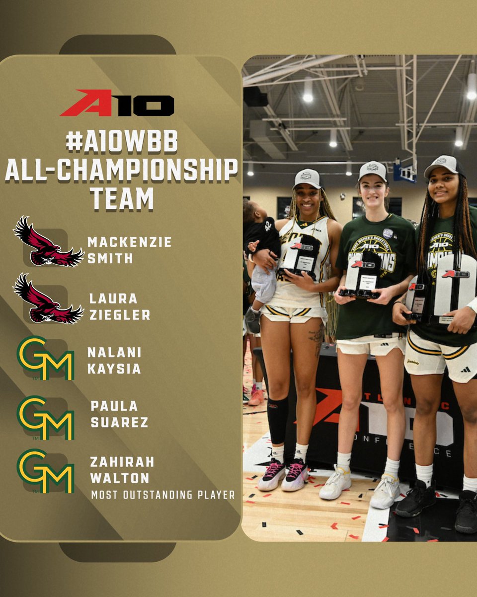 The 2025 #A10WBB All-Championship Team!