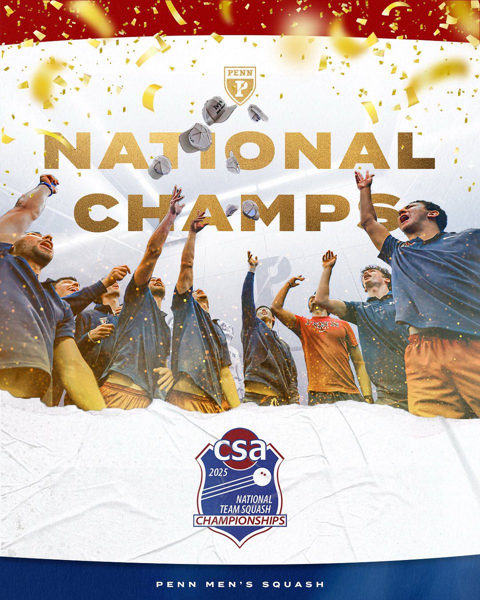 BACK-TO-BACK NATIONAL CHAMPS‼️🗣️🏆

#FightOnPenn🔴🔵 | #DontDefer | #BetterTogether | #BuiltForThis
