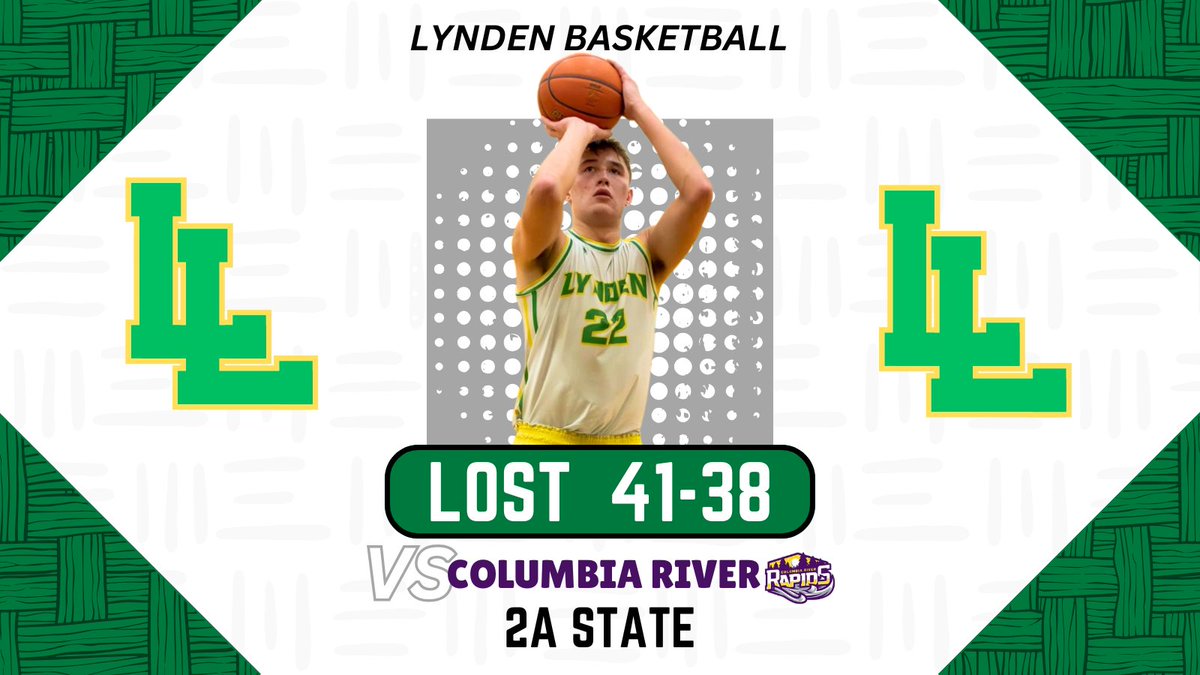 Lynden Boys Basketball (@lhslionbhoops) on Twitter photo 2A State
The Lions (25-3) lost to the Rapids 41-38 to end the season
Brant Heppner: 1st Team All-Tournament – 25pts – 13rebs
<a href="/BrantHeppner/">Brant Heppner</a>
Jack Stapleton: 8pts
Spencer Adams: 6rebs – 6asts 2A State
The Lions (25-3) lost to the Rapids 41-38 to end the season
Brant Heppner: 1st Team All-Tournament – 25pts – 13rebs
<a href="/BrantHeppner/">Brant Heppner</a>
Jack Stapleton: 8pts
Spencer Adams: 6rebs – 6asts