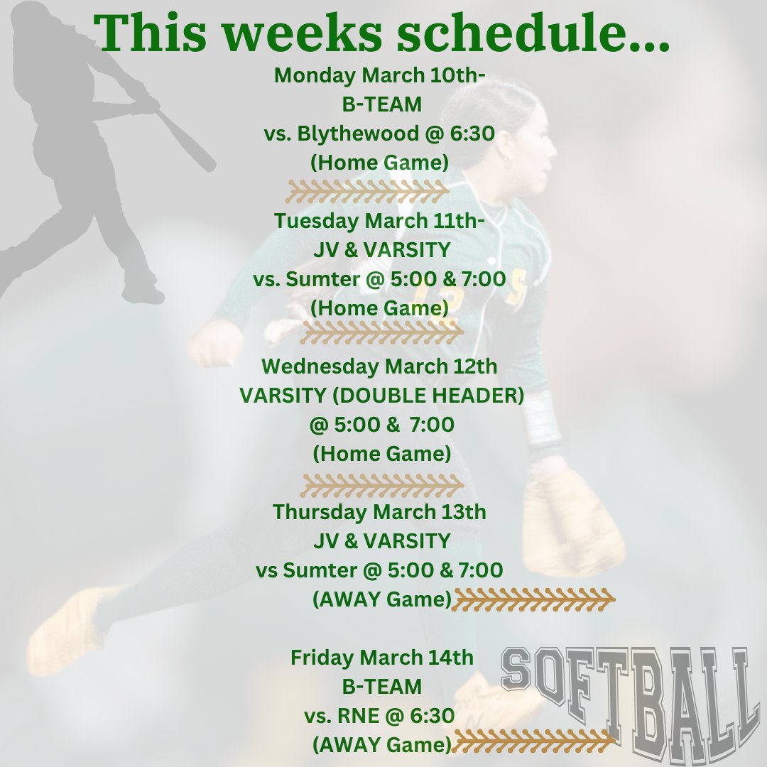 The Official Season kicks off this week! Let's Go!
