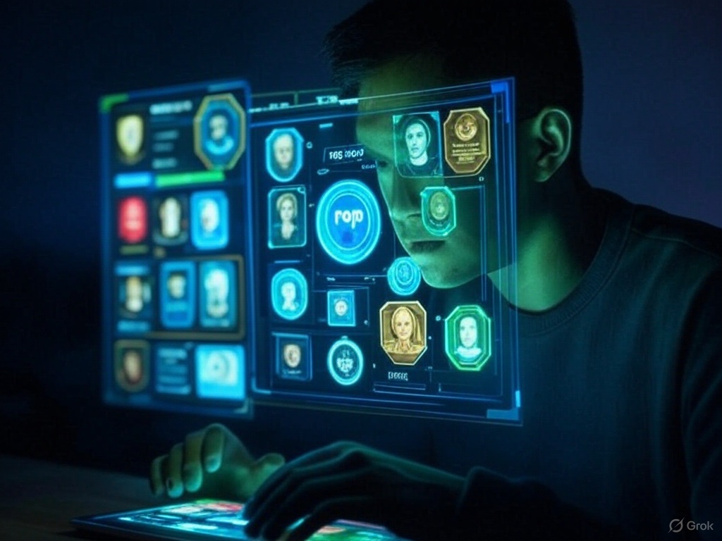 uixlabz's tweet photo. Day 25/40: Social ID Gamification (Your Online Rep, But Make It Fun)
1. Aight, so imagine this: what if your online rep was like a video game? ๐ฎ
Letโs break it down, bro! ๐
#game #gamification #Web3 #UIUX #40DaysOfDesign" https://t.co/5WfjPgymJd