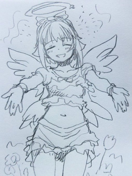 朝イチらくがき
お迎えにきた幸子 ついていくよ 