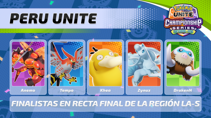 Pokémon UNITE Championship Series LATAM (@unitelatam) on Twitter photo ¡El equipo <a href="/Peru_GG/">PERÚ ✈️ 🇺🇸</a> está CLASIFICADO para la Recta Final en NAIC!
Con un increíble desempeño, lograron conseguir la calificación a Nueva Orleans.
¡Muchas felicidades! 🎉
#PokemonUNITE | #UNITEesports ¡El equipo <a href="/Peru_GG/">PERÚ ✈️ 🇺🇸</a> está CLASIFICADO para la Recta Final en NAIC!
Con un increíble desempeño, lograron conseguir la calificación a Nueva Orleans.
¡Muchas felicidades! 🎉
#PokemonUNITE | #UNITEesports