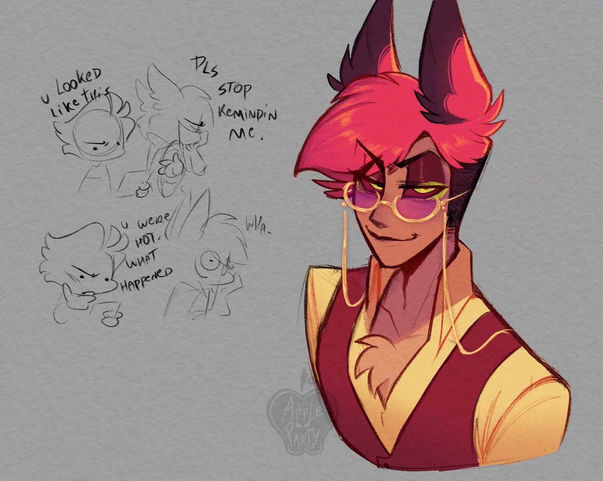 So i was going insane and then I-
I refuse to elaborate
#HazbinHotel #Alastor