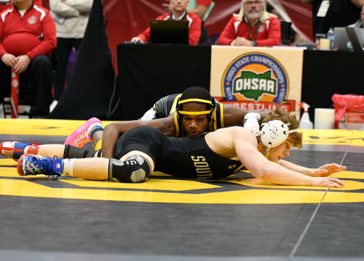 CVC_Athletics's tweet photo. Your 2025 Division III 150-pound state champion...Caleb Greenwood of Beachwood. https://t.co/AnypP2NQvp
