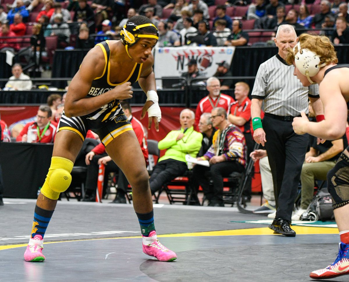CVC_Athletics's tweet photo. Your 2025 Division III 150-pound state champion...Caleb Greenwood of Beachwood. https://t.co/AnypP2NQvp