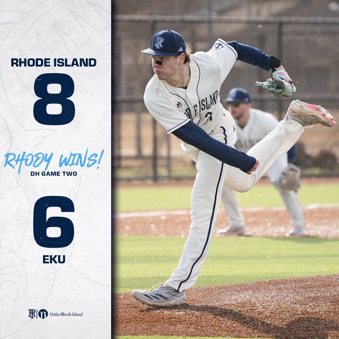 RHODE SWEEP 🧹🧹🧹

<a href="/RhodyBaseball/">Rhody Baseball</a> #GoRhody