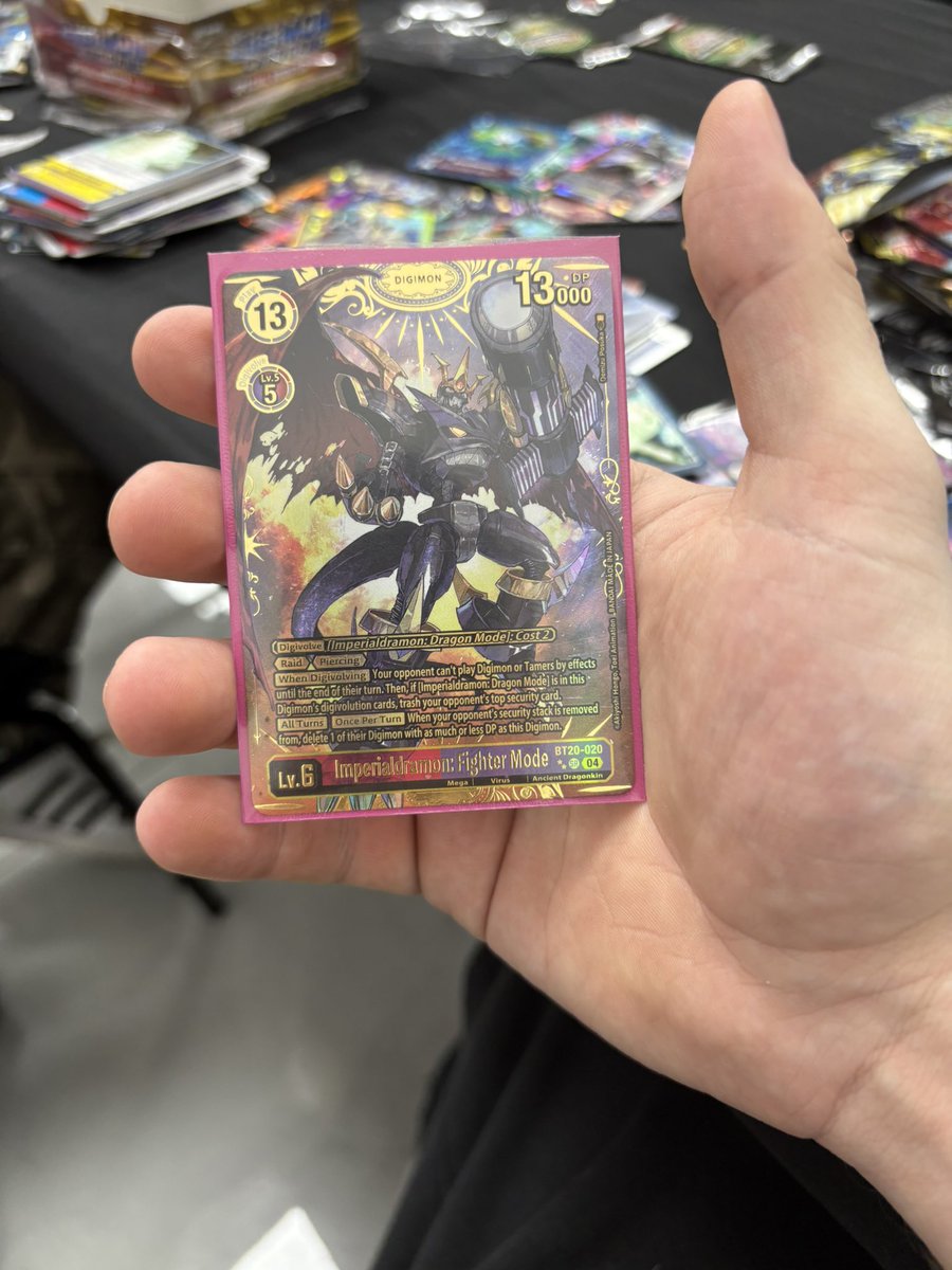 Cardsinhand4's tweet photo. Pulled from my winnings at a box tourney today, perfect 1 of in my B/G Imperial deck  🥸 https://t.co/Ww5rI8kzIi