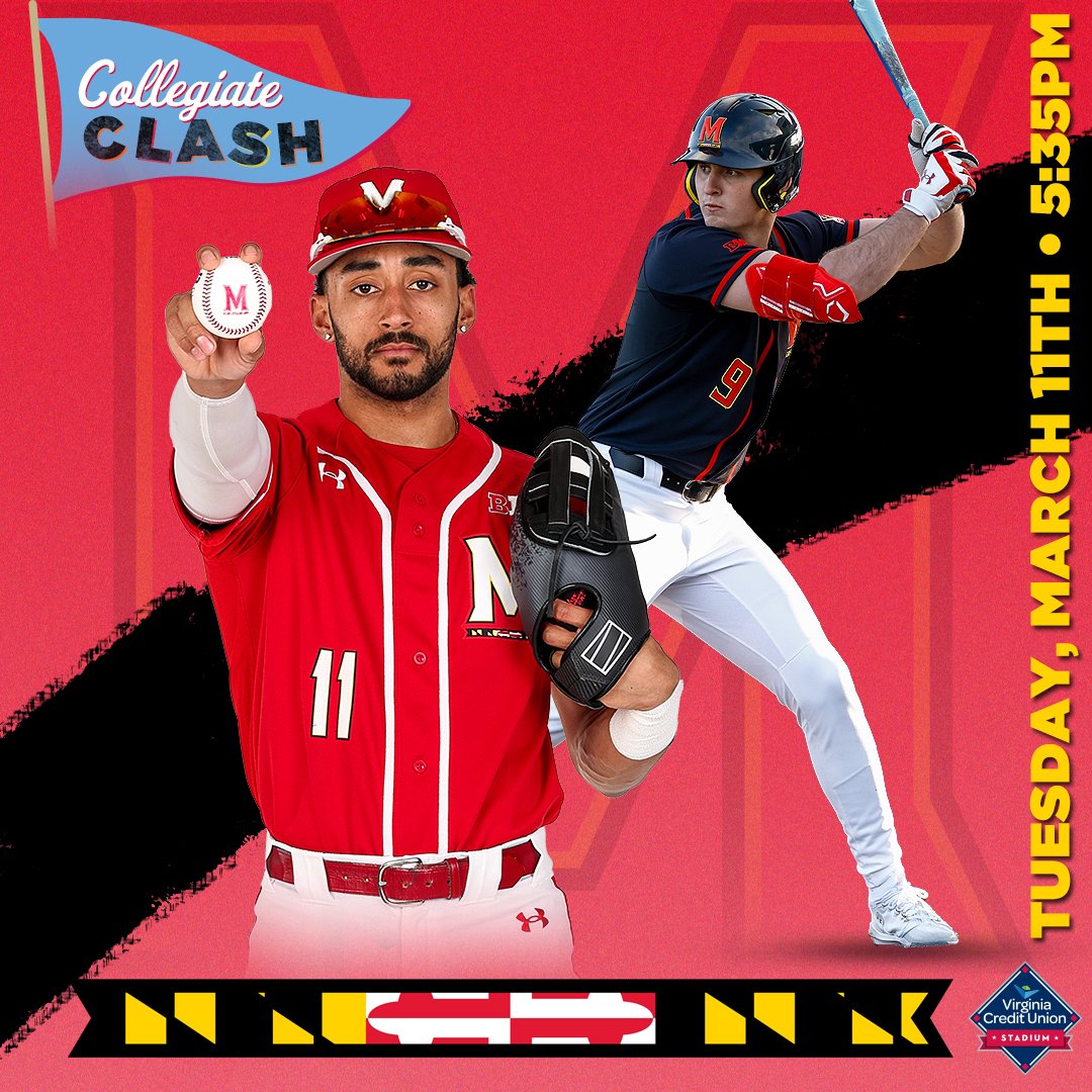 UVA. Maryland. Right here at Virginia Credit Union Stadium on Tuesday! 🤩

Get your tickets now: bit.ly/3ZQfo5Z