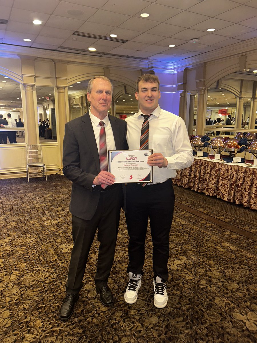 Honored to represent Middletown and be named a Top 100 All-State Senior by <a href="/NJFCA/">NJFCA</a>

Ready for my next chapter <a href="/SCSUFB/">SCSU Football</a> 

<a href="/CoachEggerling/">Coach Eggerling</a> <a href="/footballMNLions/">Midd North Football</a> 
<a href="/CoachWeiss24/">John Weiss</a>   <a href="/Glez_Jay/">Mr. Coach Glezman</a> 
<a href="/CoachHavens11/">Dave Havens</a>  <a href="/CoachStengel66/">Fred Stengel</a>
