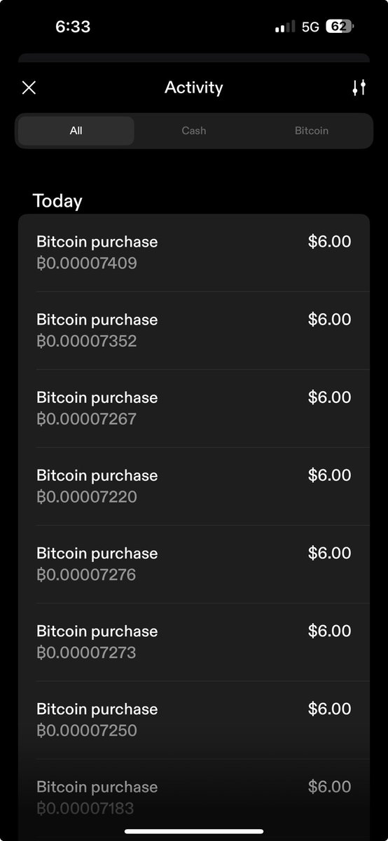I’ve bought $6 worth of Bitcoin every hour of every day for a couple of years. Love getting 7409 sats. There’s a different way to look at pullbacks. 

Make pullbacks enjoyable.