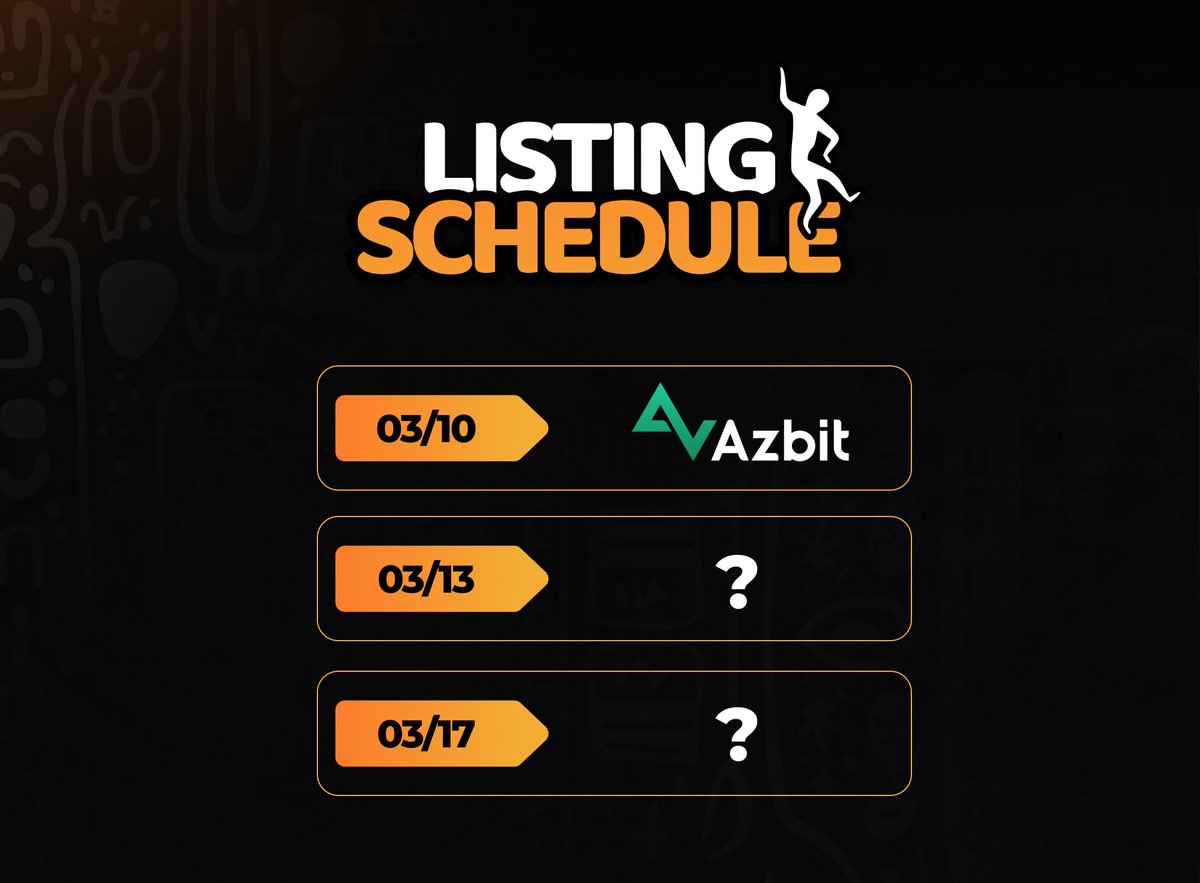 📌 LISTING SCHEDULE

The first listing is live on Azbit (#48 Global), marking the beginning of a new phase for $AKIDS! 🚀

Each new exchange brings more liquidity, credibility, and visibility, further driving the project’s growth.

And this is just the beginning… Stay tuned for