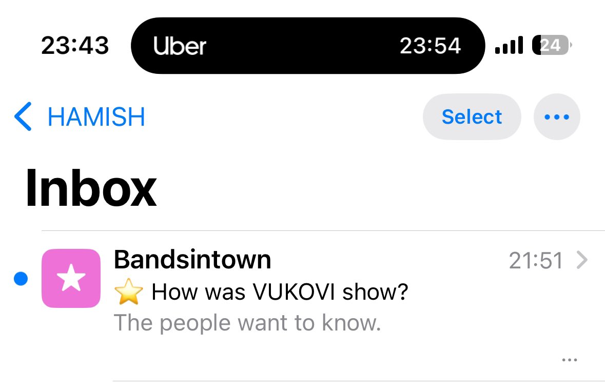 Bandsintown doesn’t give a fuck 😭