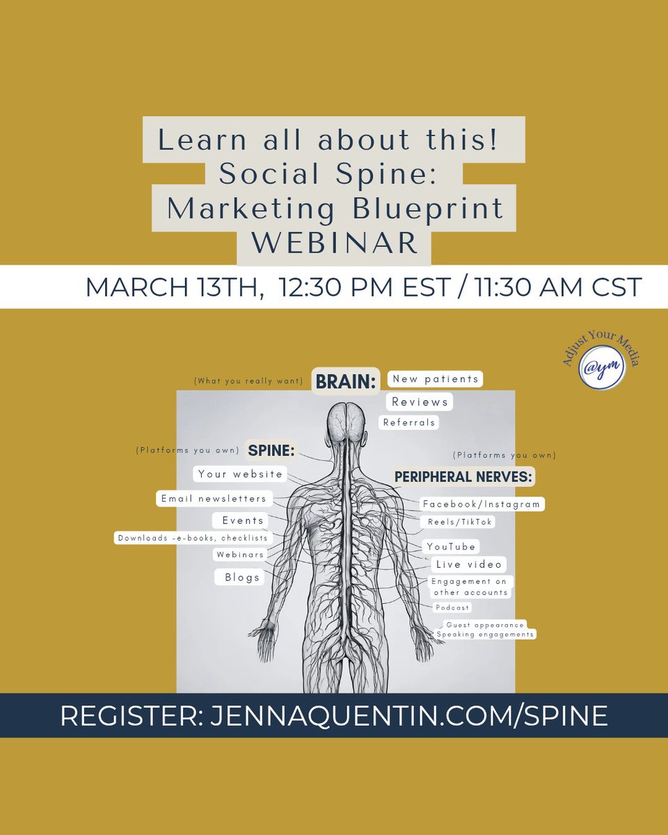 JennaQuentin's tweet photo. Are you looking for hacks to beat the algorithm? 🧠 Are you looking for lots of new patients fast? 💗 The best I can offer is a system to educate, engage and inspire folks to take action! 

➡️➡️➡️ Register at https://t.co/hOZ2Isk9iO - invite your friends and colleagues. https://t.co/NOiOffDxJA
