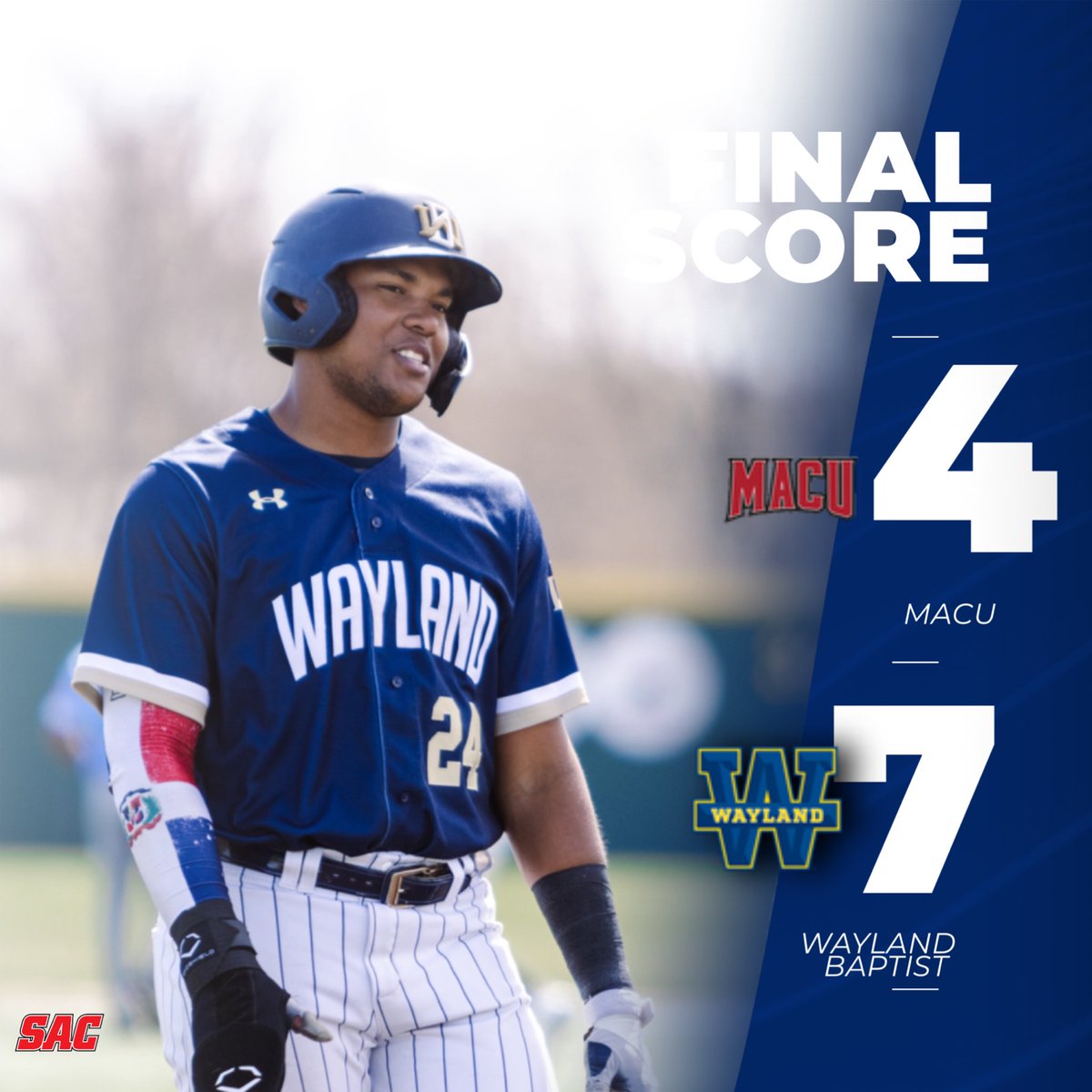 Polanco hits 2 HRs, including a 3-run blast in the 8th, as WBU secures a 7-4 win over #17 MACU in Game 3! 🏅

Game 1: Polanco &amp; Claudio combine for 5 HRs, with Gil-Franco earning the win in relief.

Polanco also pitches 6 innings with 9 strikeouts!

#WBUBaseball