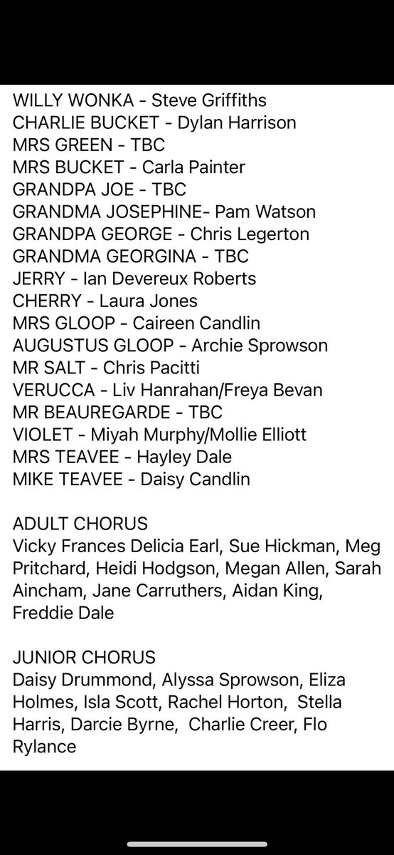 epmtc's tweet image. 🍫🍭 CAST ANNOUNCEMENT
for Charlie And The Chocolate Factory 🍭🍫

Thankyou to everyone that auditioned. We can’t wait to get started 🎩