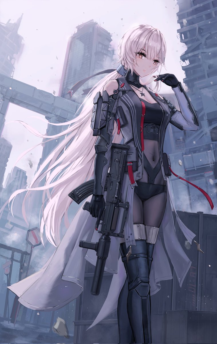 AtelierLiang's tweet image. Groza with 黎明战役. I like this outfit very much so I decided to draw her in it.
#少女前线
#DollsFrontline
#ドールズフロントライン2