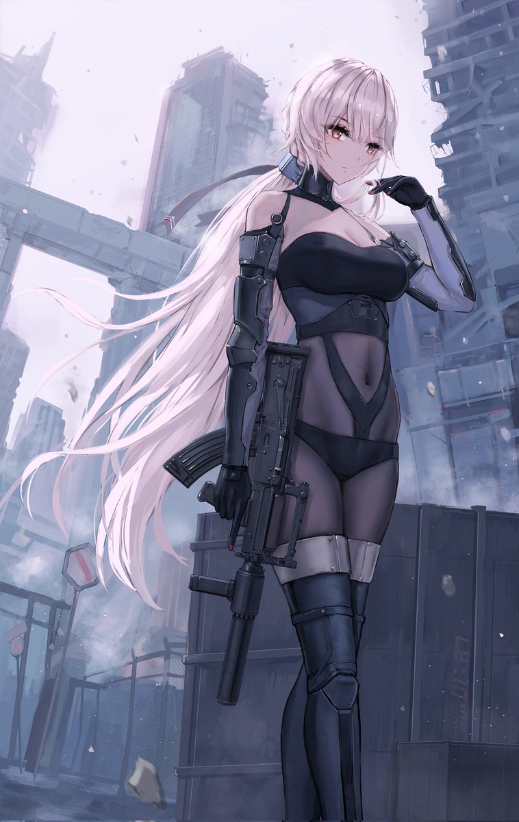AtelierLiang's tweet image. Groza with 黎明战役. I like this outfit very much so I decided to draw her in it.
#少女前线
#DollsFrontline
#ドールズフロントライン2